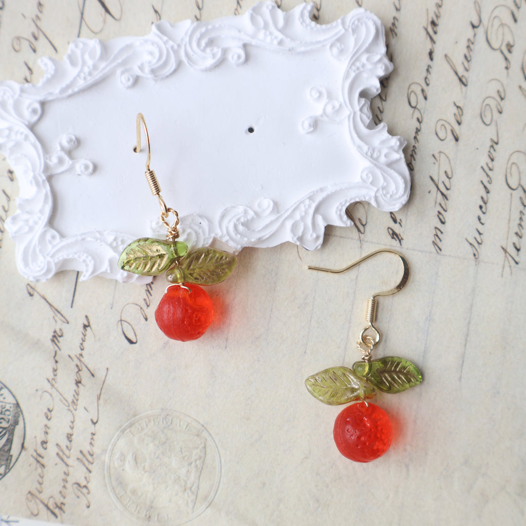 Citrus Leaf Earrings