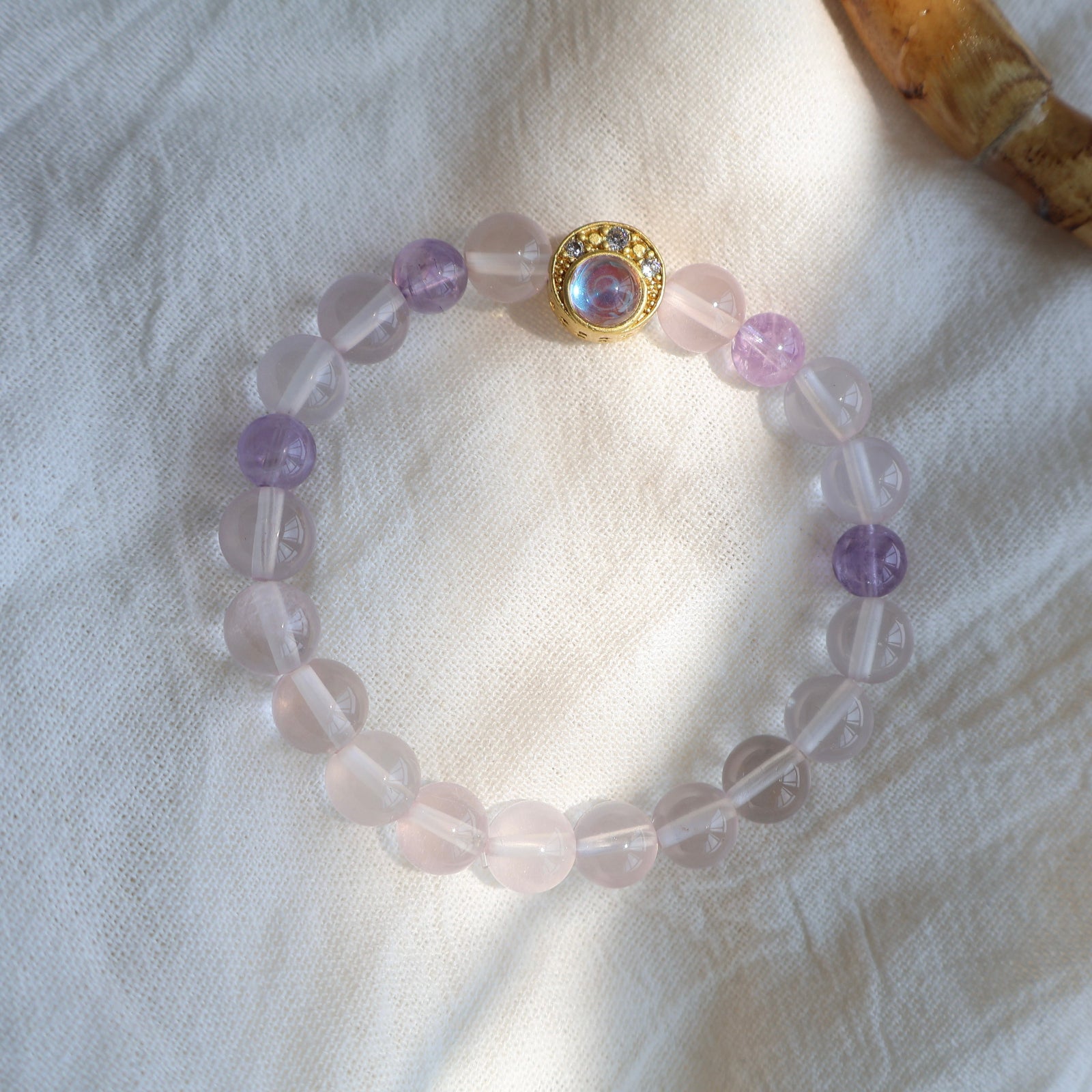 Handmade Moon & Sun crystal charm bracelet – Jouvi