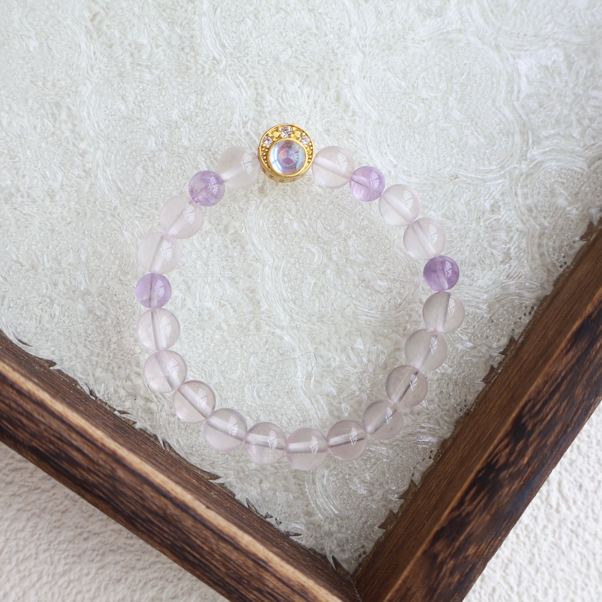 Handmade Moon & Sun crystal charm bracelet – Jouvi