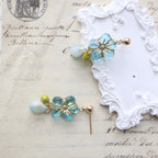 Blue Blossom Drop Earrings