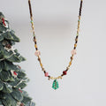 Woodland Christmas Tree Necklace