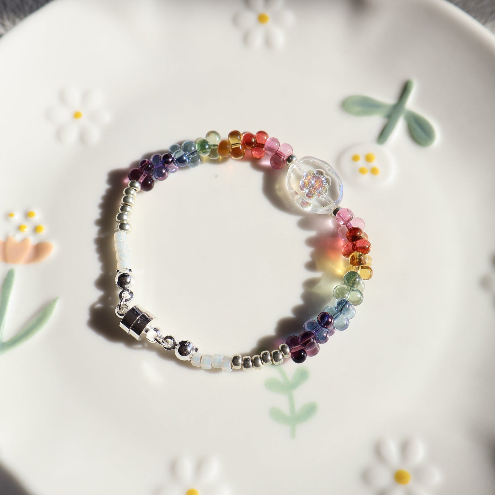 Blooming Garden Beaded Bracelet
