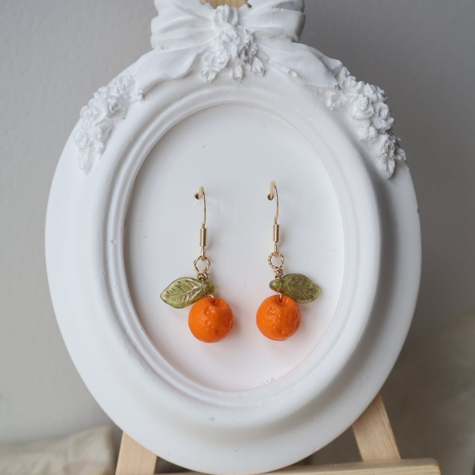 Citrus Leaf Earrings