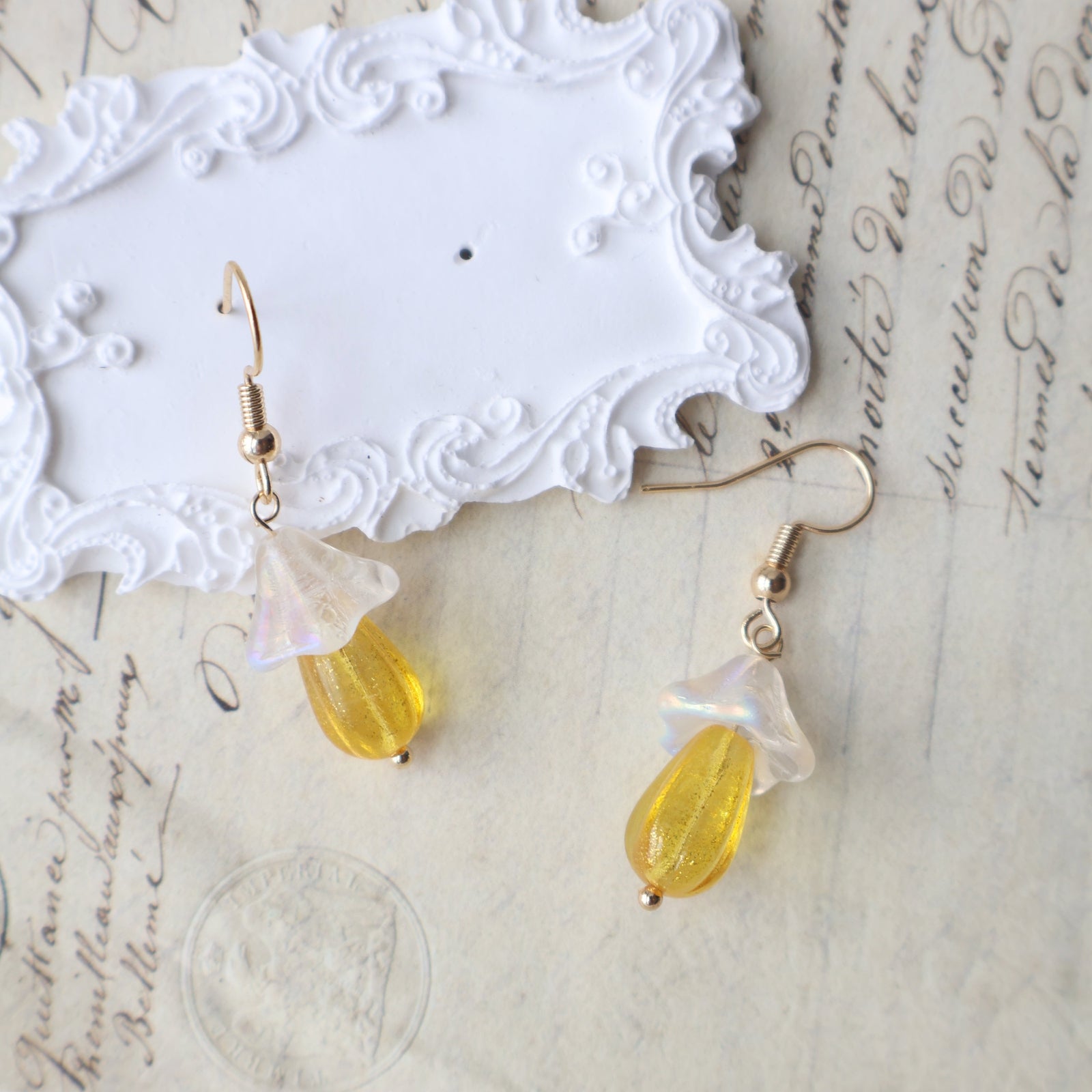 Colorful Mushroom Earrings